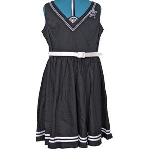 Hell Bunny "Vixen" Black Vintage Dress Size: 3XL